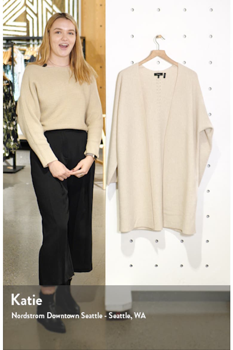 Wool & Cashmere Sweater Coat video