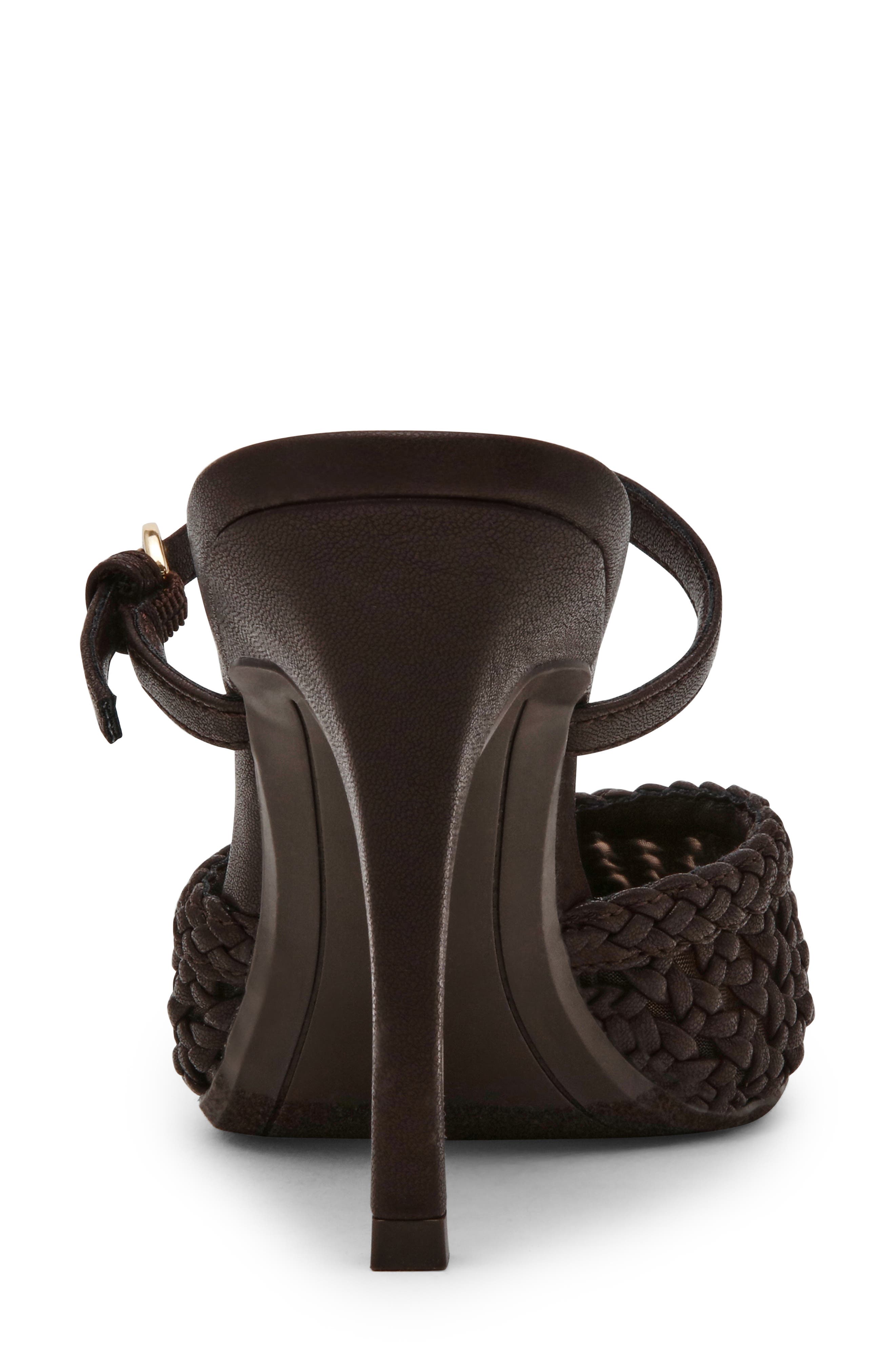 Geanie Pointed Toe Mule, Alternate, color, BROWN
