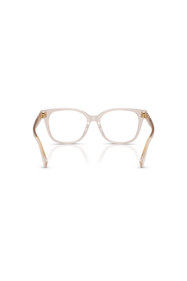 54mm Square optical glasses, Alternate, color, Tan