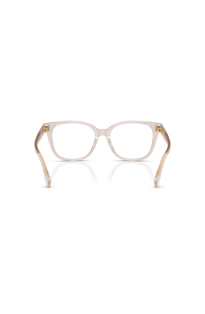 RALPH 54mm Square optical glasses, Alternate, color, Tan