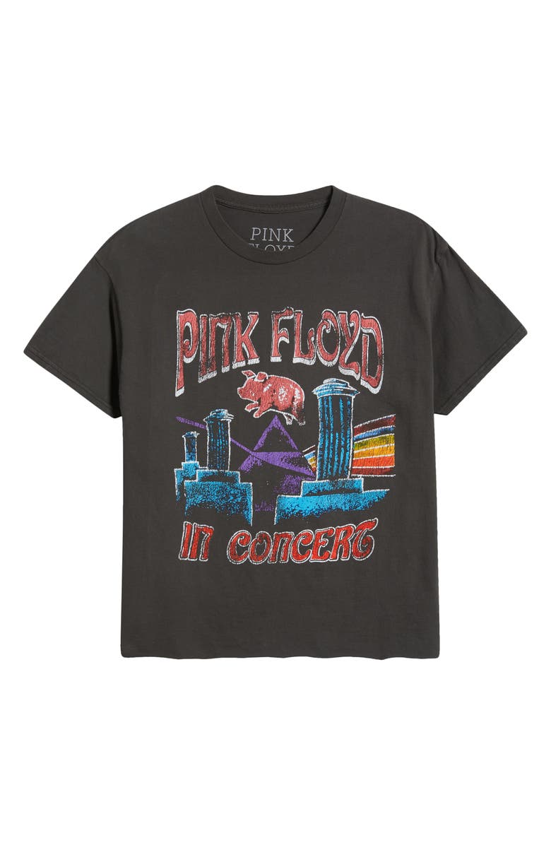 Merch Traffic Pink Floyd Animal Crop Graphic T-Shirt, Alternate, color, 