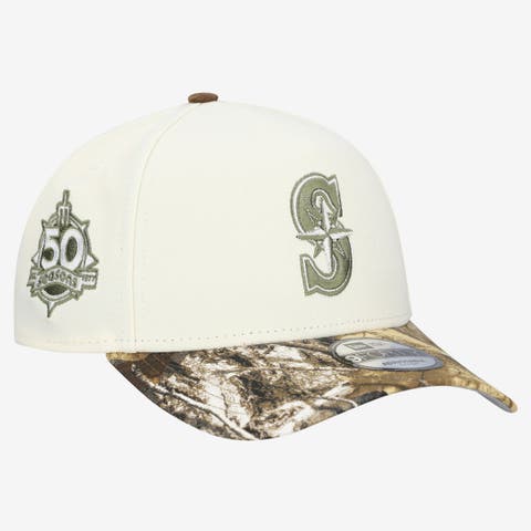 Men's New Era Khaki/Realtree Camo Seattle Mariners 9FORTY A-Frame Adjustable Hat