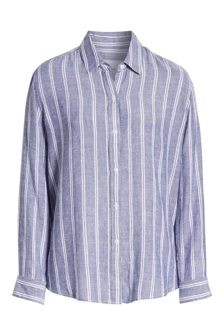 Sydney Stripe Shirt, Alternate, color, ARTIC STRIPE