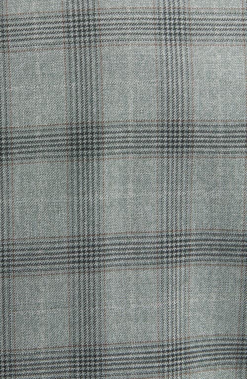 Hugo Boss Hutson Plaid Slim Fit Sport Coat In Open Green