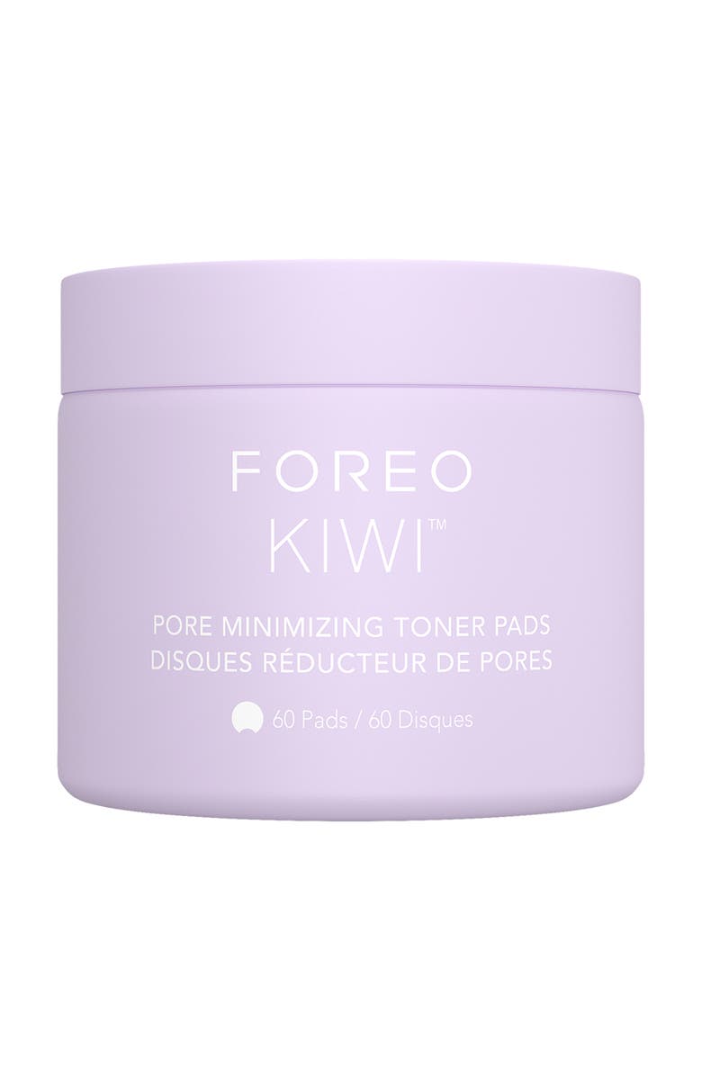 FOREO KIWI Pore Minimizing Toner Pads 60 pc, Main, color, NO COLOR