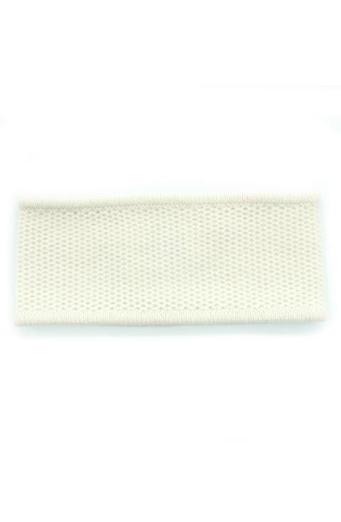 Honeycomb Stitch Cashmere Headband