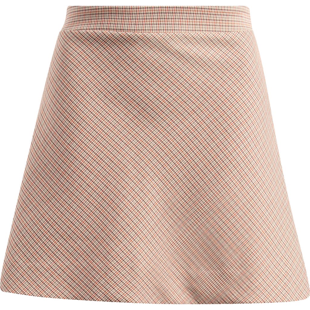 Shop House Of Cb Nerida A-line Skirt In Brown Check