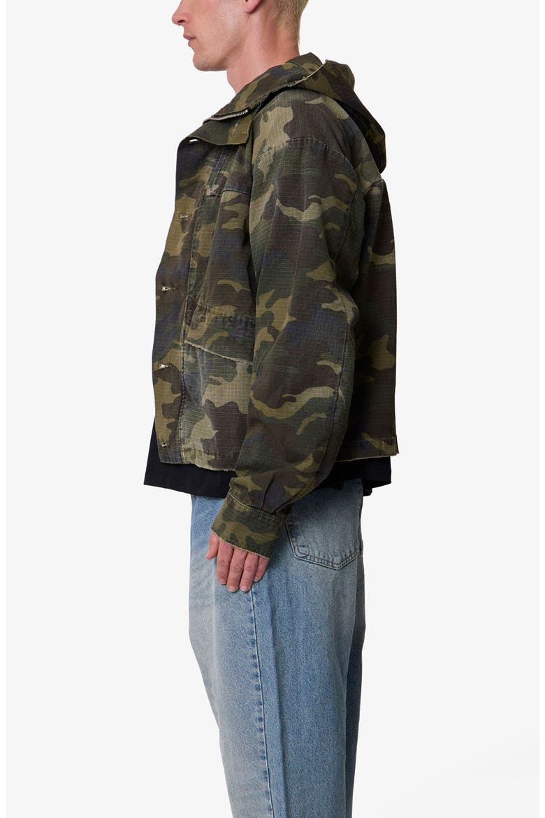 Ripstop Hooded Jacket, Alternate, color, CAMO
