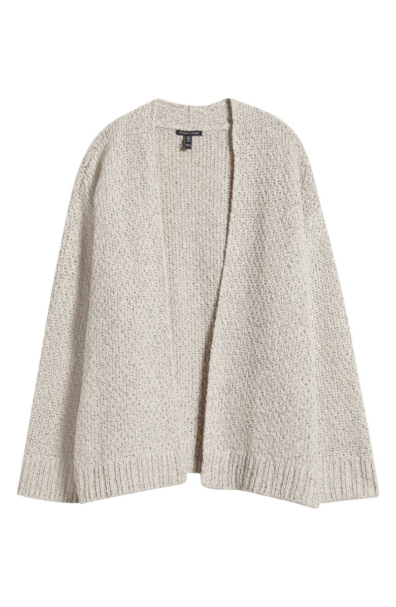 Eileen Fisher Open Front Organic Cotton Cardigan, Alternate, color, 