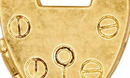 Clare V . Padlock Locket In Gold