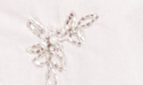 Karen Kane Embellished Button-up Shirt In Off White In White
