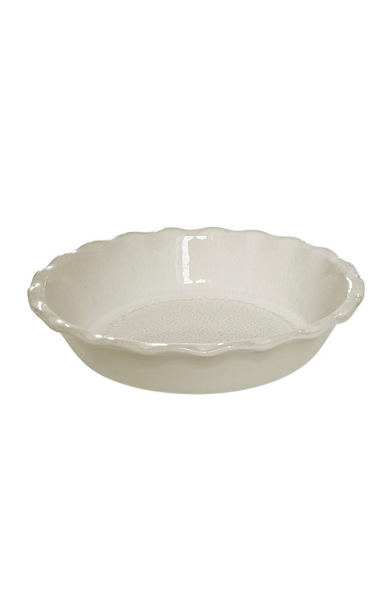 Emile Henry 175th Anniversary Pie Dish, Main, color, Pearl/Taupe