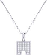 LuvMyJewelry City Arches Diamond Pendant Necklace