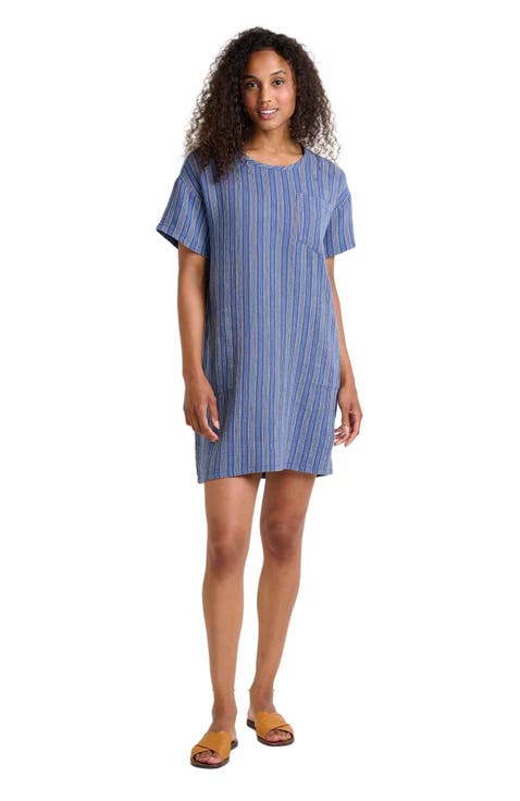 Tate Double Weave Short Sleeve Dress