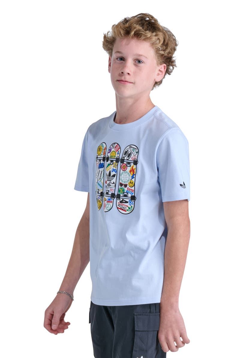 adidas Originals Kids' Skateboard Graphic T-Shirt, Alternate, color, 