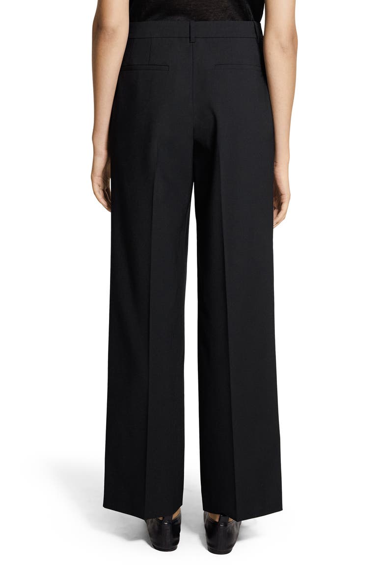 Stretch Wool Pants, Alternate, color, BLACK