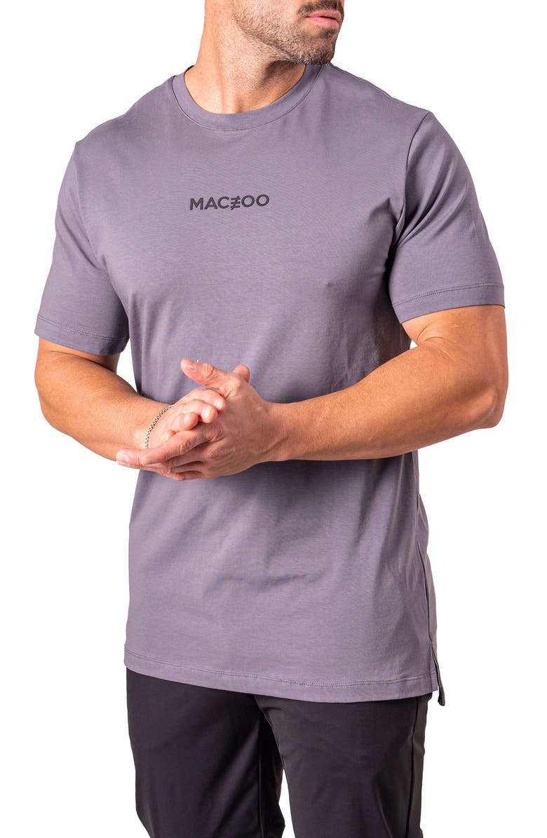 Maceoo Neon Asad Embellished T-Shirt, Alternate, color, Grey