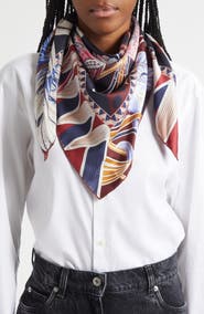 FERRAGAMO Giada Reversible Silk Scarf
