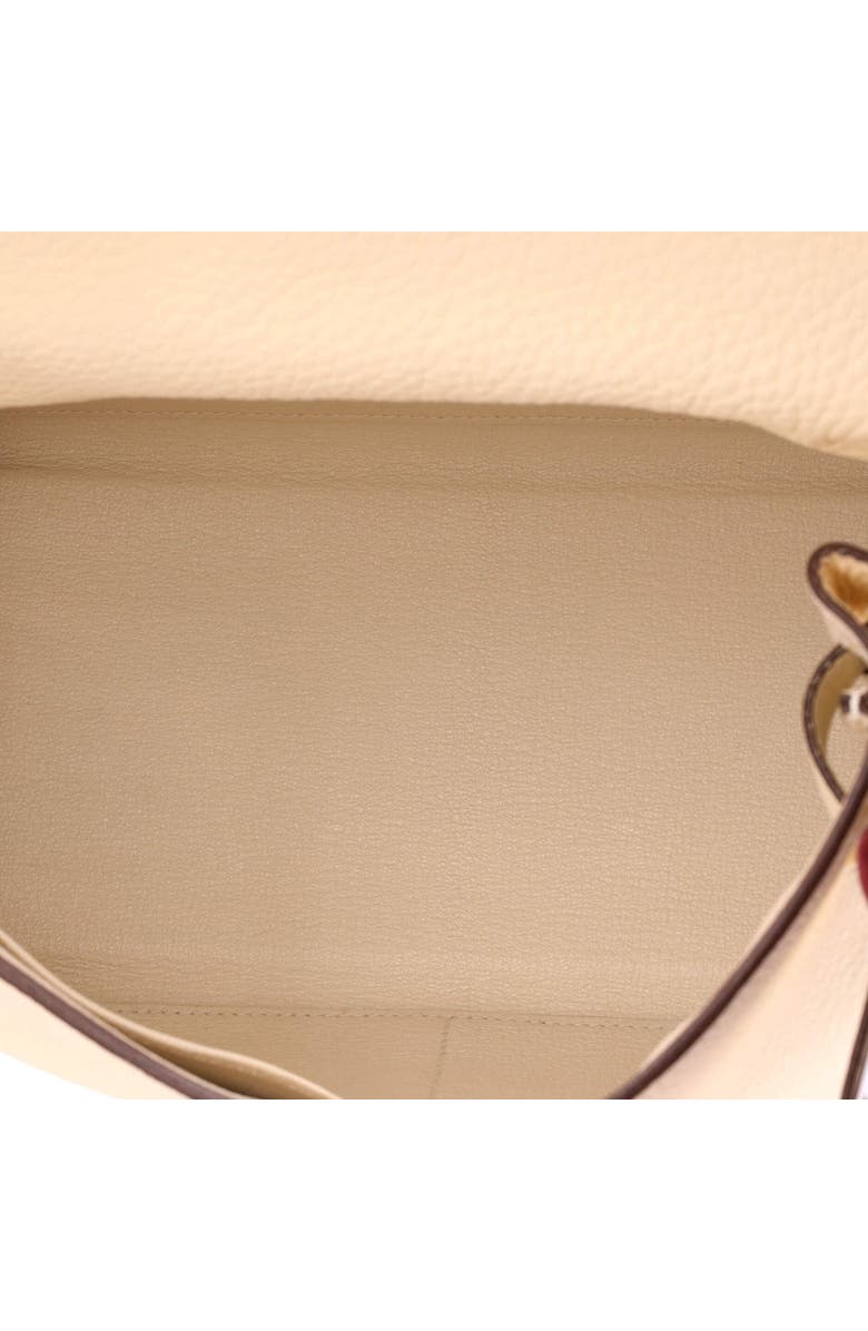 Pre-Owned Hermes Kelly Handbag Light Clemence with Palladium Hardware 28, Alternate, color, Nata