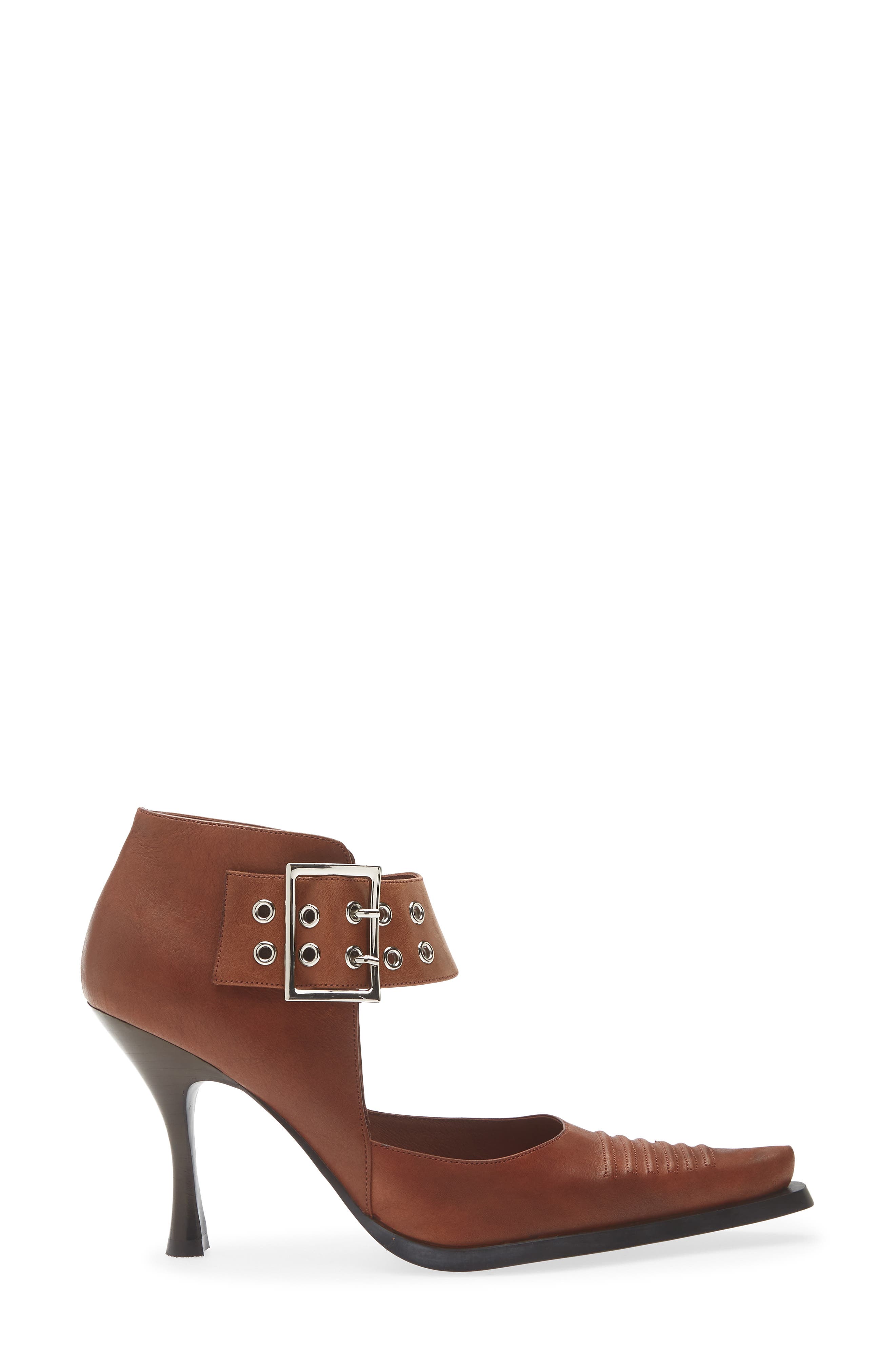 Written Pointed Toe Pump, Alternate, color, TAN DISTRESSED SILVER