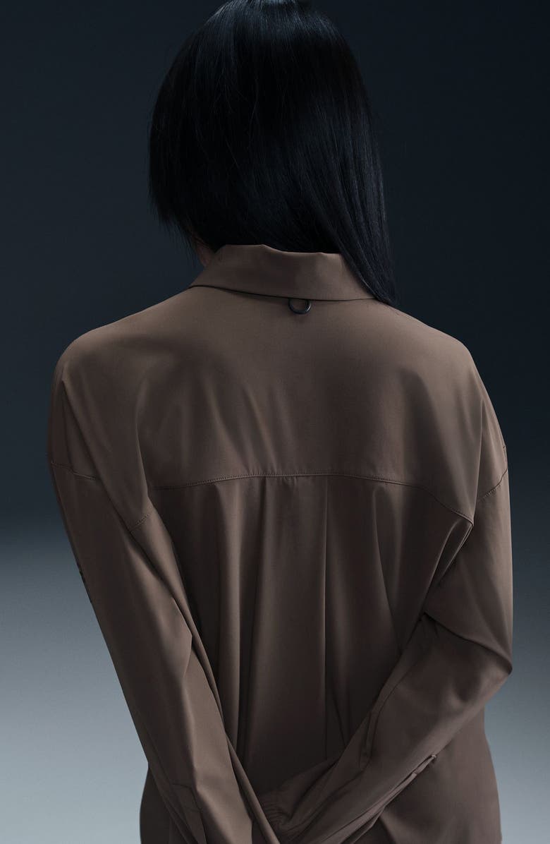 Nike 24.7 Dri-Fit Button-Up Shirt, Alternate, color, Ironstone/ Ironstone