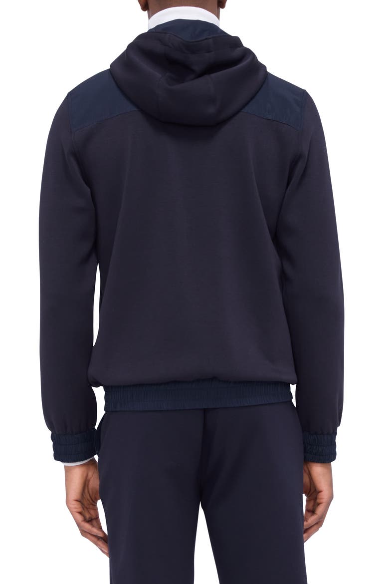 Hooded Long Sleeve Knit Top, Alternate, color, NAVY