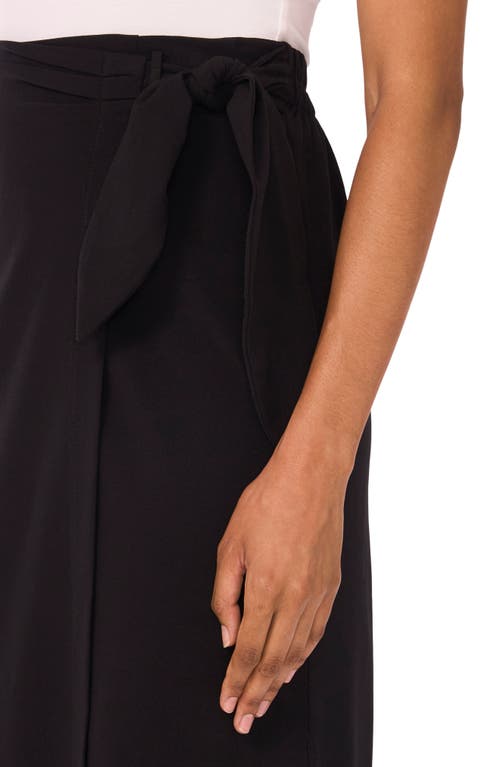 Ted Baker Wrap Midi Skirt In Black