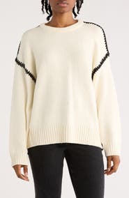 Blu Pepper Stitched Sweater