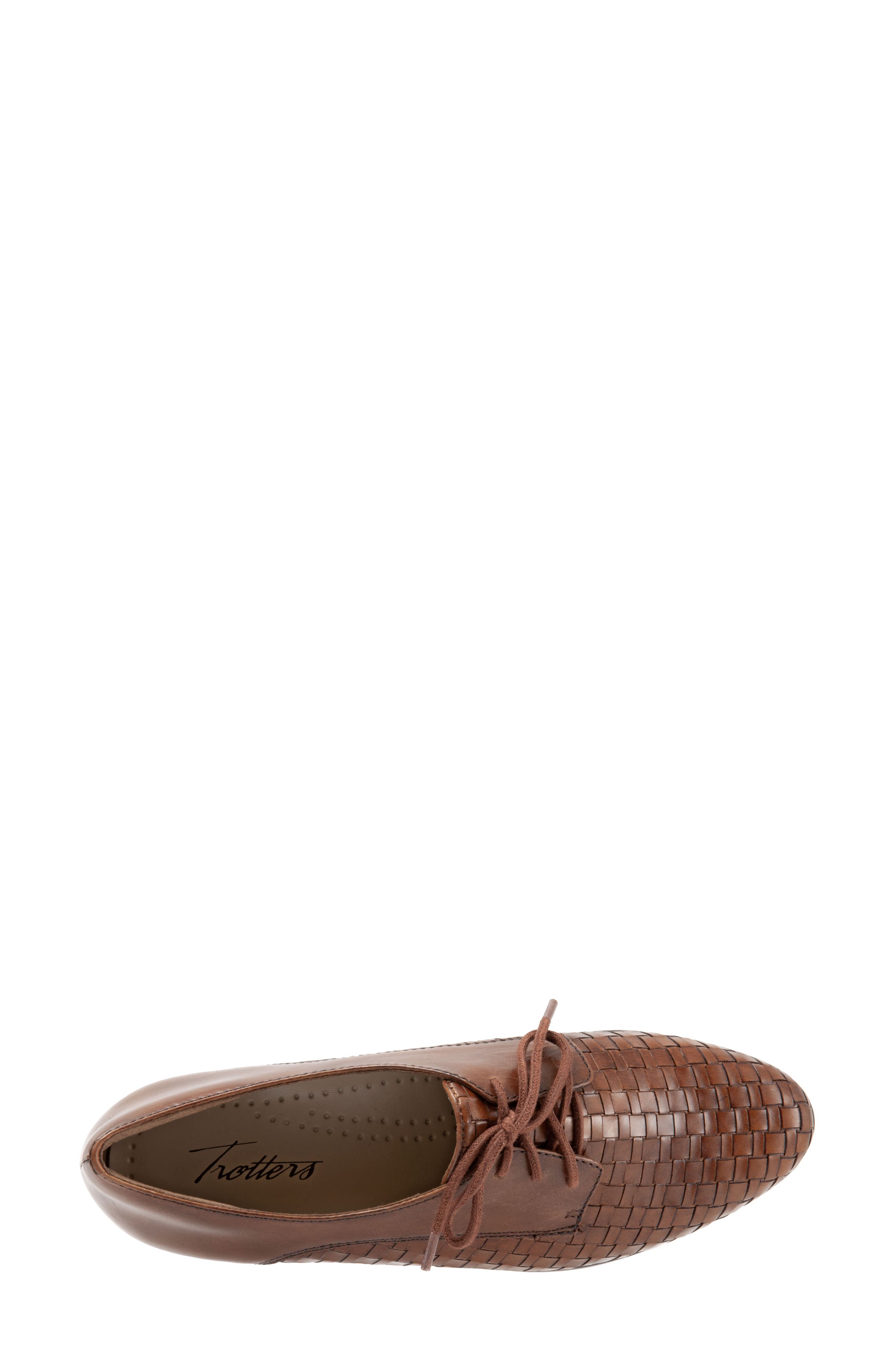 Lizzie Derby Flat, Alternate, color, COGNAC LEATHER