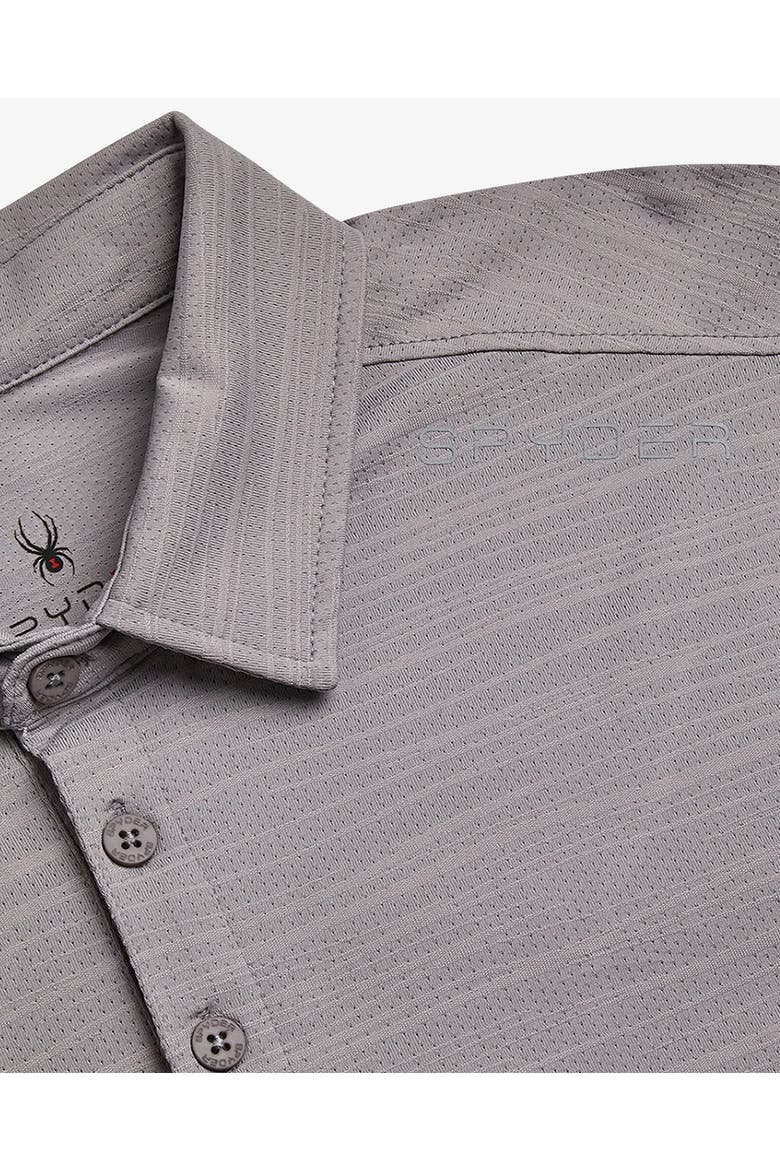 Men Short Sleeve Jacquard, Alternate, color, Pewter