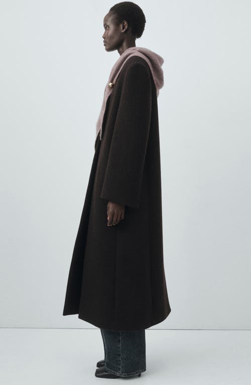 Mango Wool & Cashmere Blend Scarf In Neutral