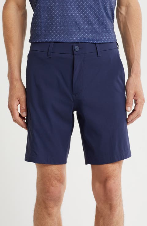 Flat Front 9-Inch Golf Shorts