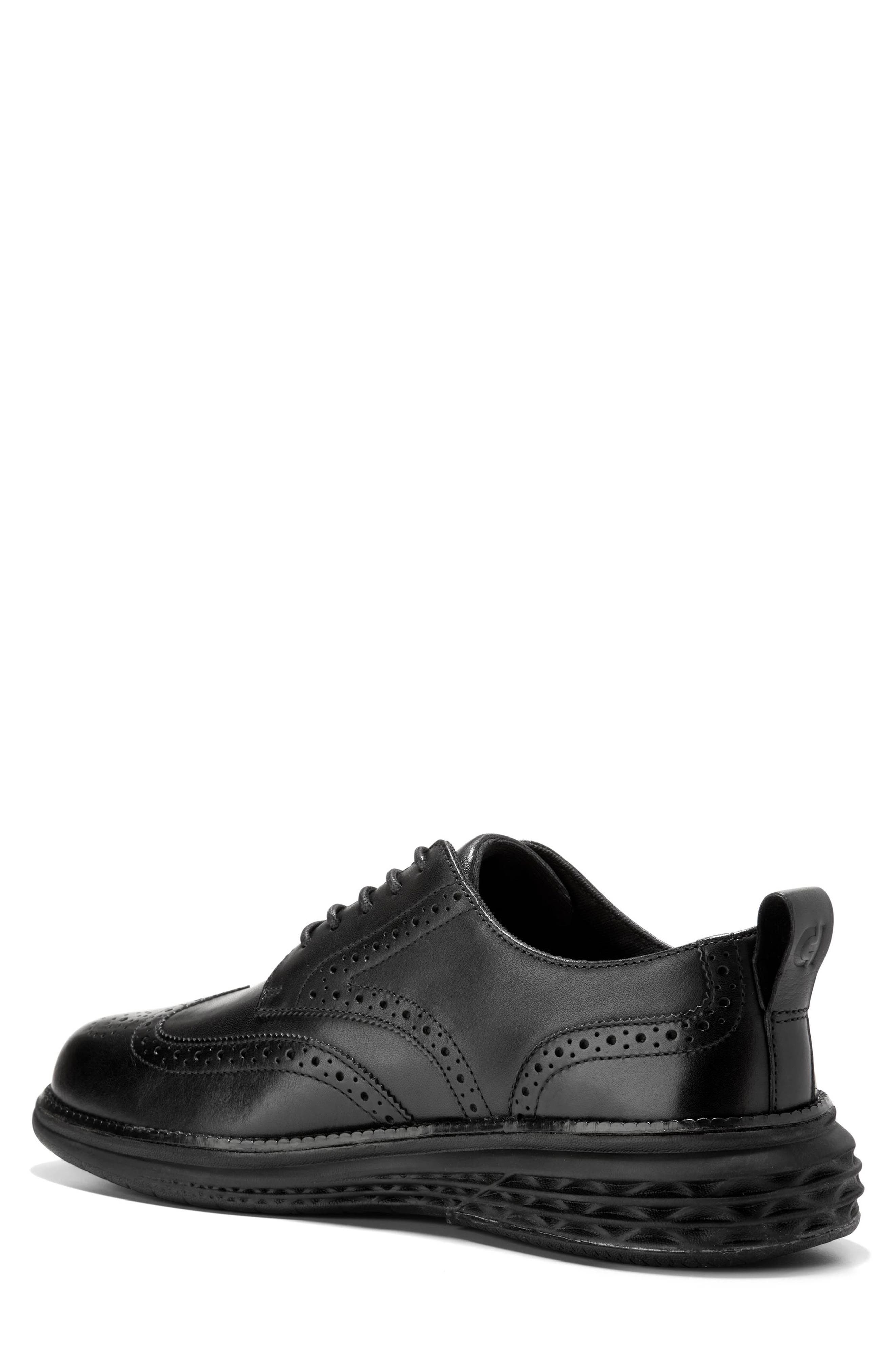 Grand Hurrion Wingtip Derby, Alternate, color, BLACK / BLACK