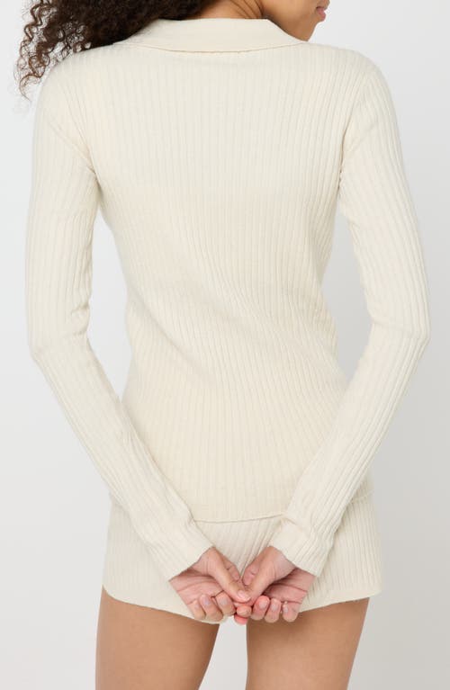 Spiritual Gangster Aster Rib Snap Front Cardigan In Brown