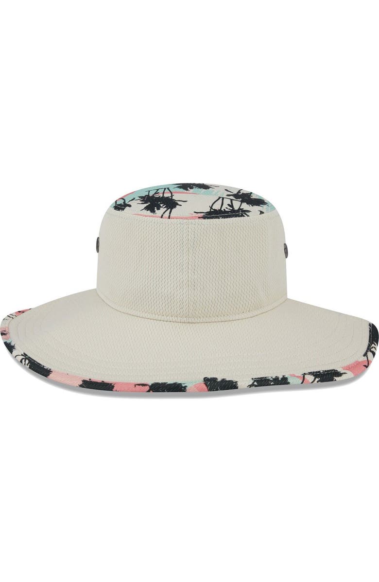 New Era Men's New Era Natural Pittsburgh Pirates Retro Beachin' Bucket Hat, Alternate, color, 