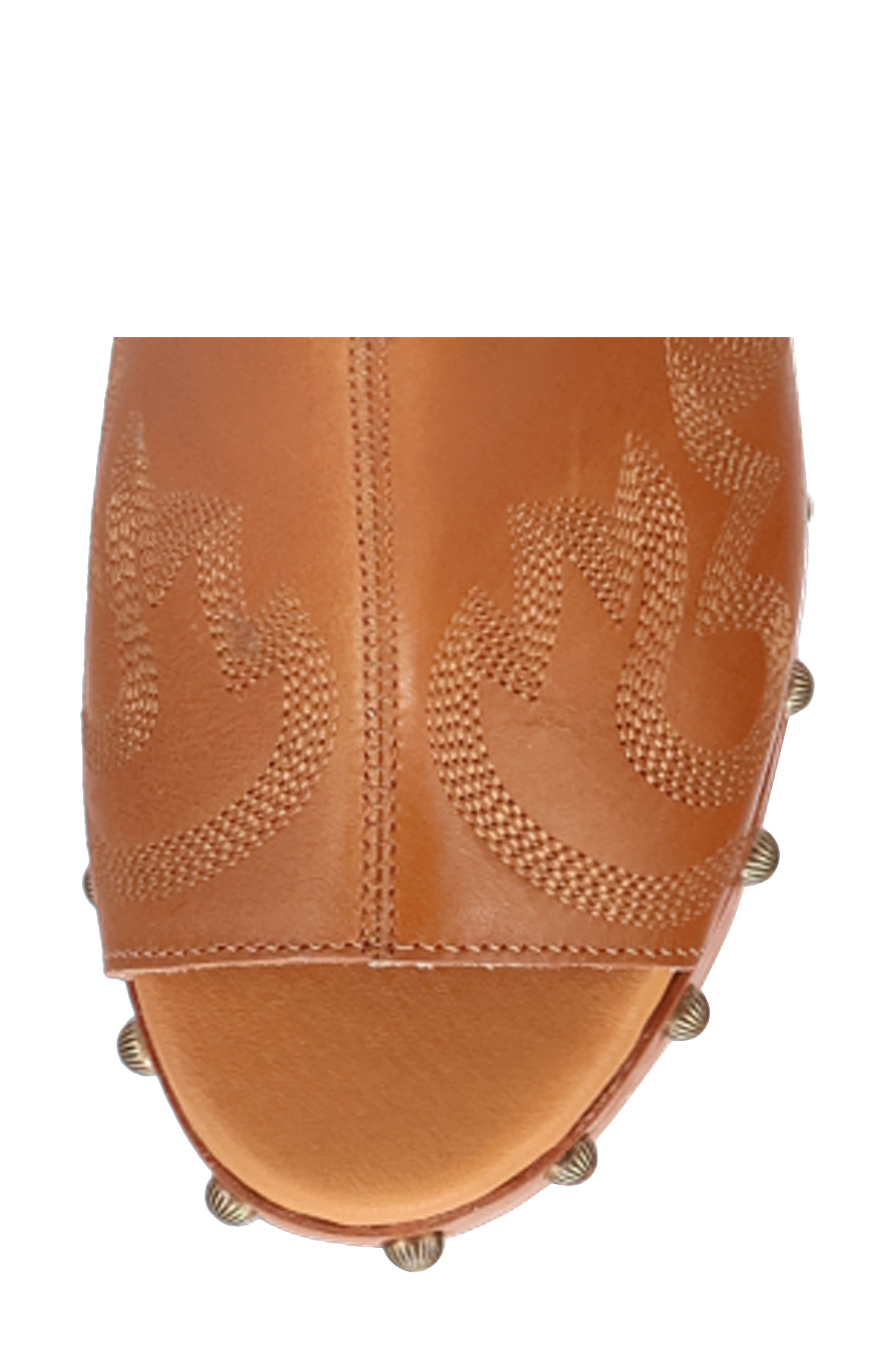 Dingo Free Spirit Platform Slide Sandal, Alternate, color, Tan