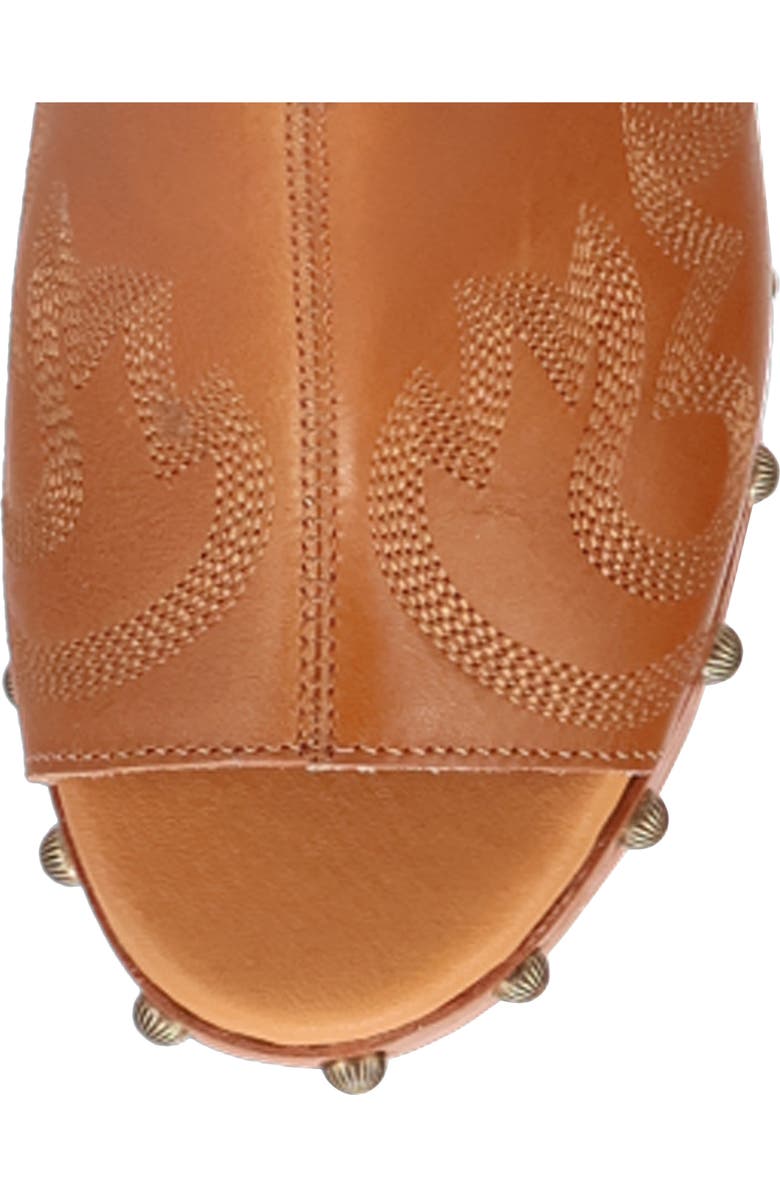 Dingo Free Spirit Platform Slide Sandal, Alternate, color, Tan