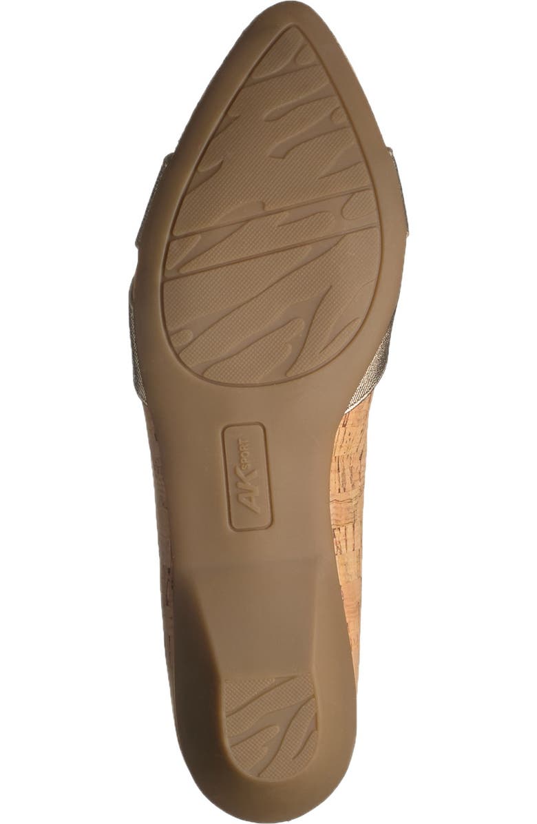 Anne Klein Ozella Pointed Toe Flat, Alternate, color,