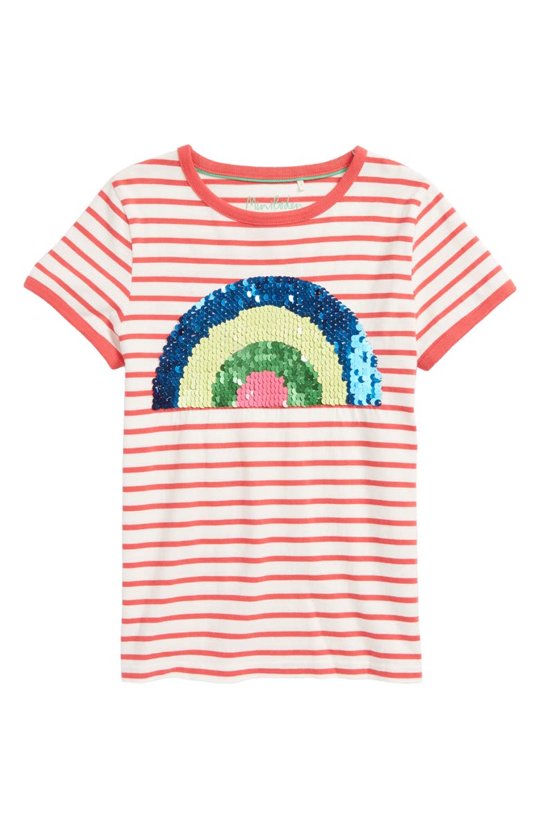 Mini Boden Color Change Sequin Tee, Alternate, color, 