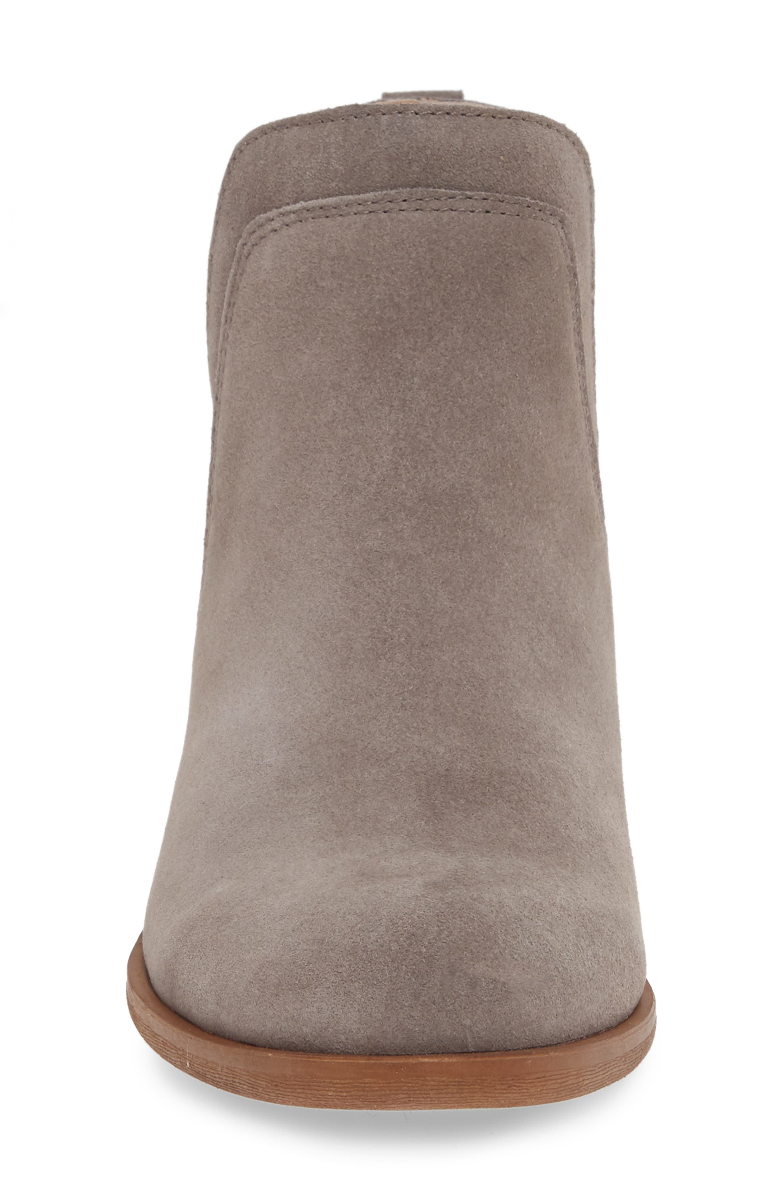 Bebhina Waterproof Western Bootie, Alternate, color, TITANIUM SUEDE