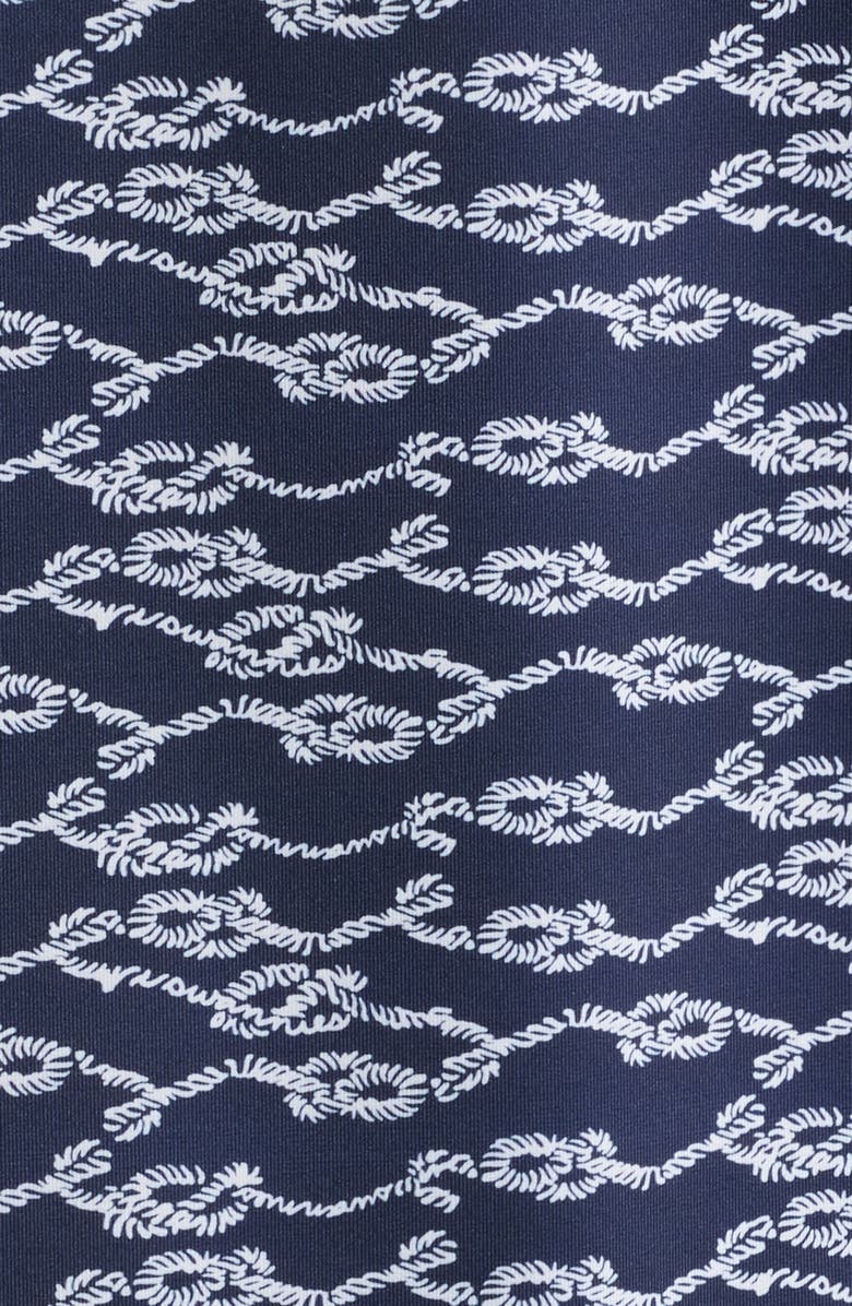 Swannies Bowline Print Golf Polo, Alternate, color, Navy