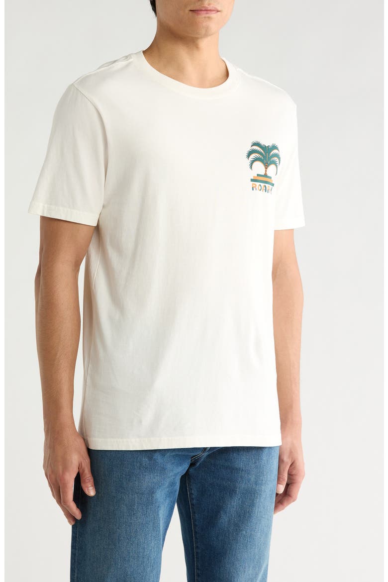 Moto Palm Graphic T-Shirt, Alternate, color, OFF WHITE