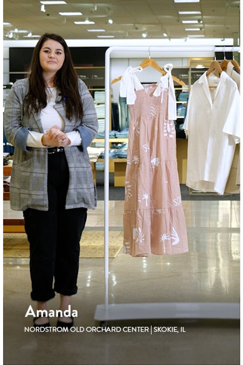 Sarelle Smocked Midi Dress video