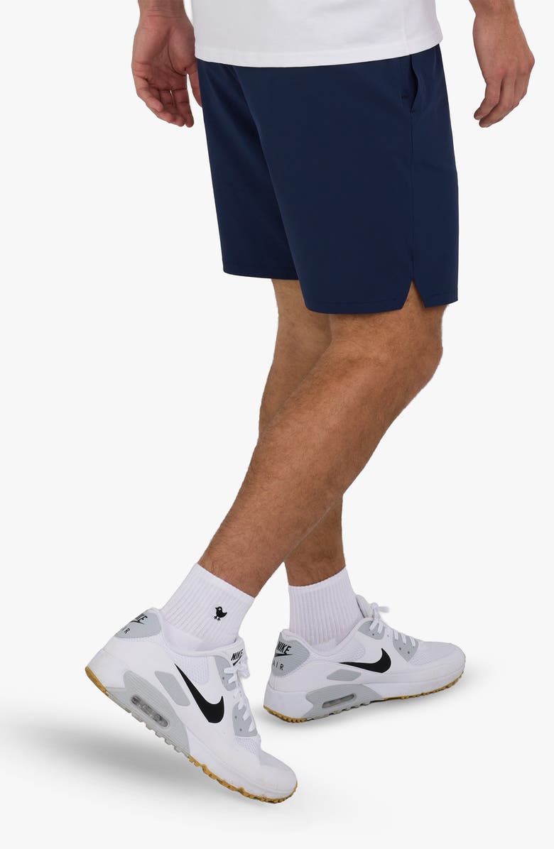 Bad Birdie Active Drawstring Shorts, Alternate, color, Dark Navy