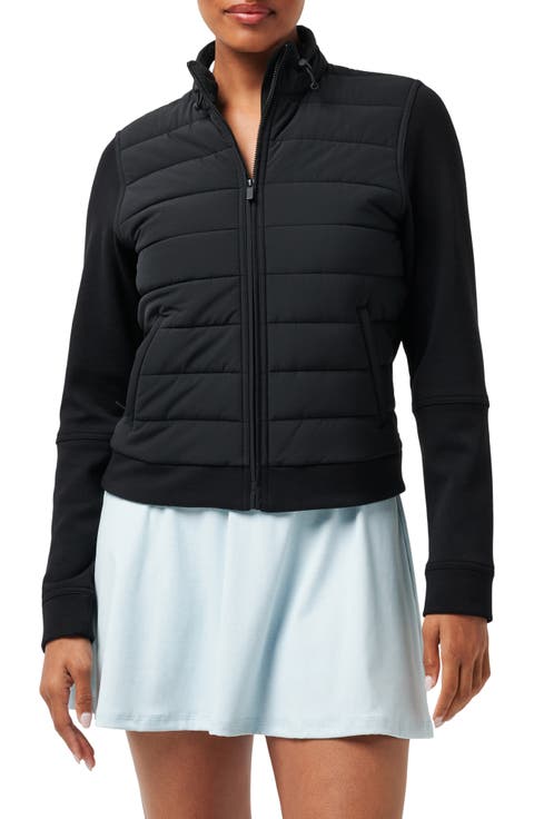 Skyloft Soft Espresso Martini Full Zip Quilted Jacket