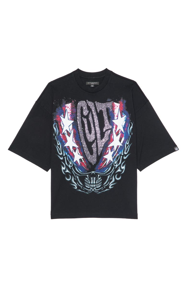Cult of Individuality Oversize Cotton Graphic T-Shirt, Main, color, 
