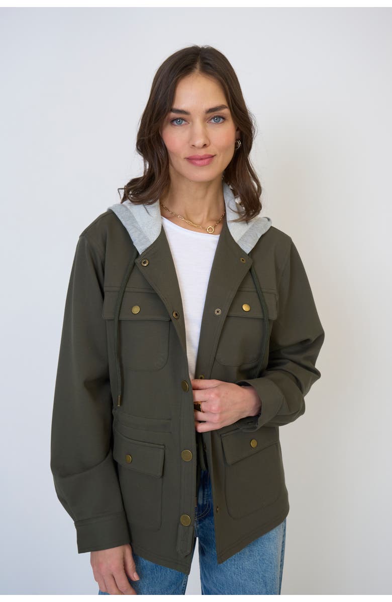 Central Park West Women's Brady Ponte Army Jacket, Main, color, 