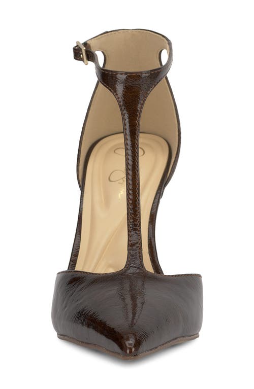 Jessica Simpson Willna T-strap Pointed Toe Pump In Black