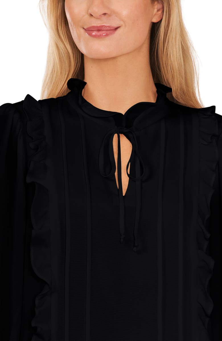 CeCe Ruffle & Pintuck Blouse, Alternate, color, 