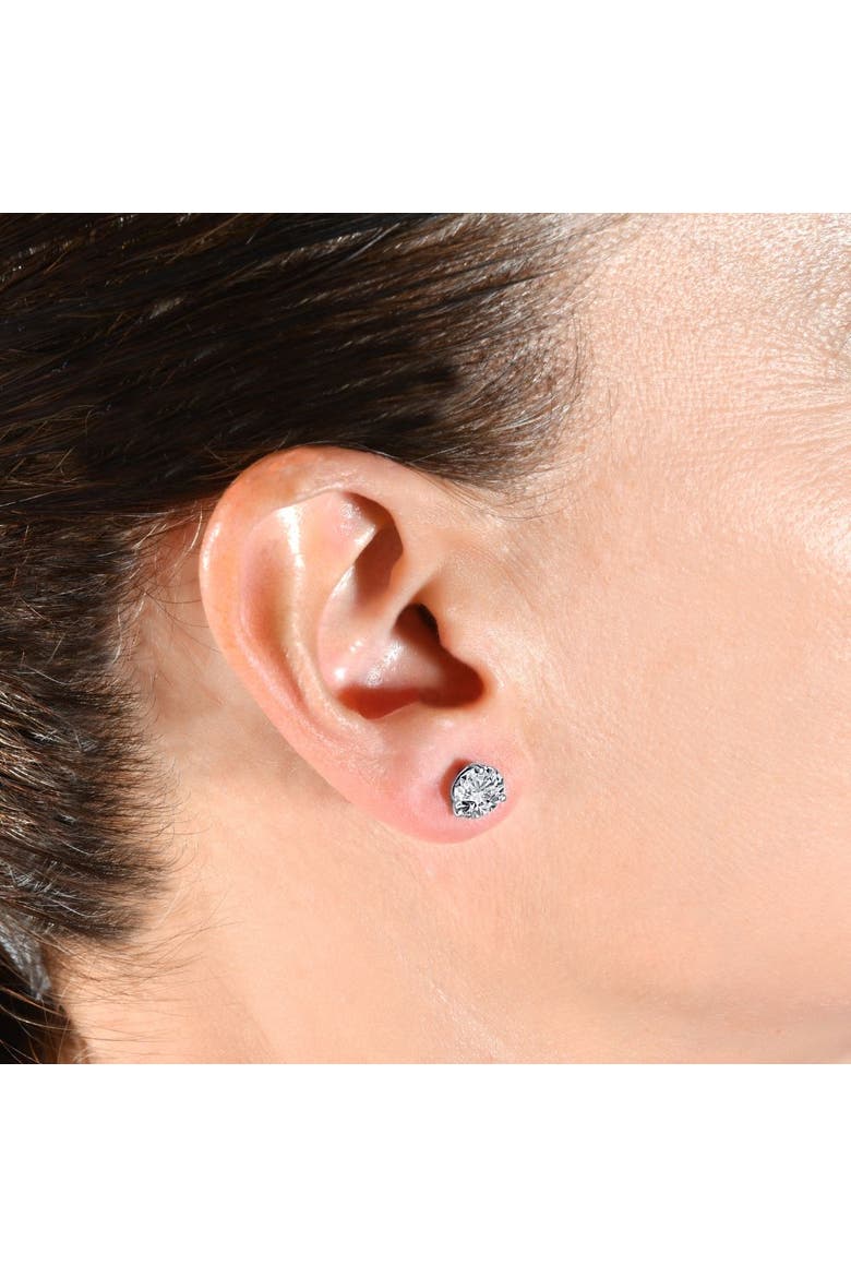 1 1/2Ct Diamond Studs Lab Grown 14k Gold Lab Grown Diamond Earrings, Alternate, color, 14k White Gold
